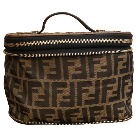 fendi zuca makeup bag|fendi logo shoulder bag.